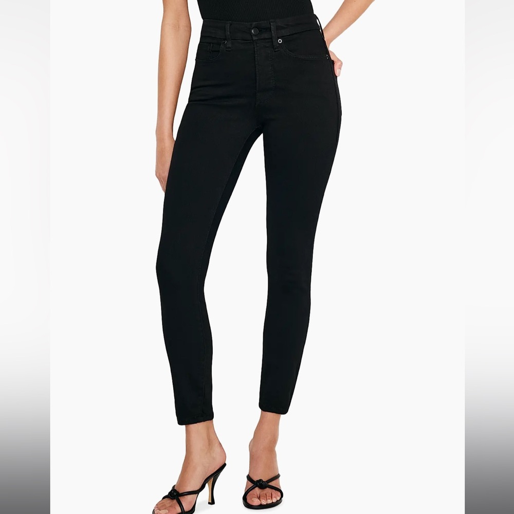 Good American Good Legs Black Skinny Jeans